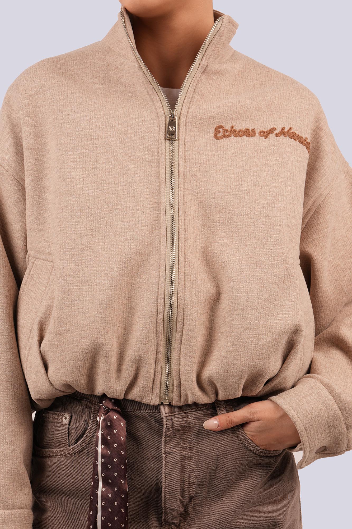 بامبر جکت گلدوزی