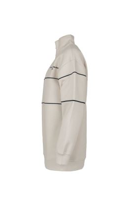 سوئیشرت نیم زیپ گلدوزی