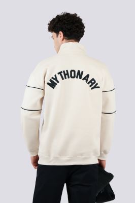 سوئیشرت نیم زیپ گلدوزی