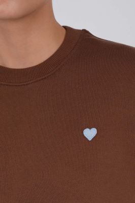 سوئیشرت یقه گرد گلدوزی