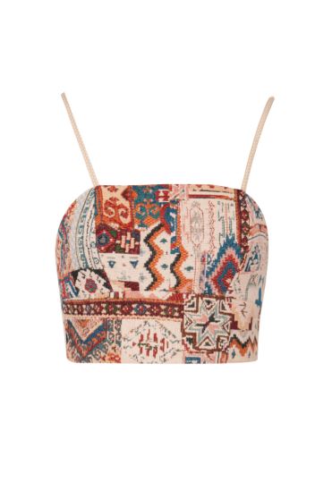 تاپ پیراهنی طرحدار