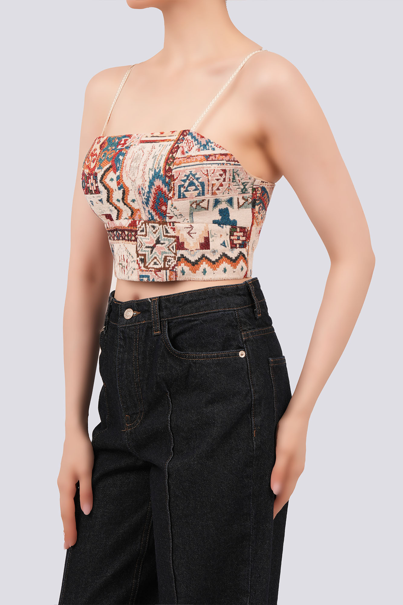 تاپ پیراهنی طرحدار