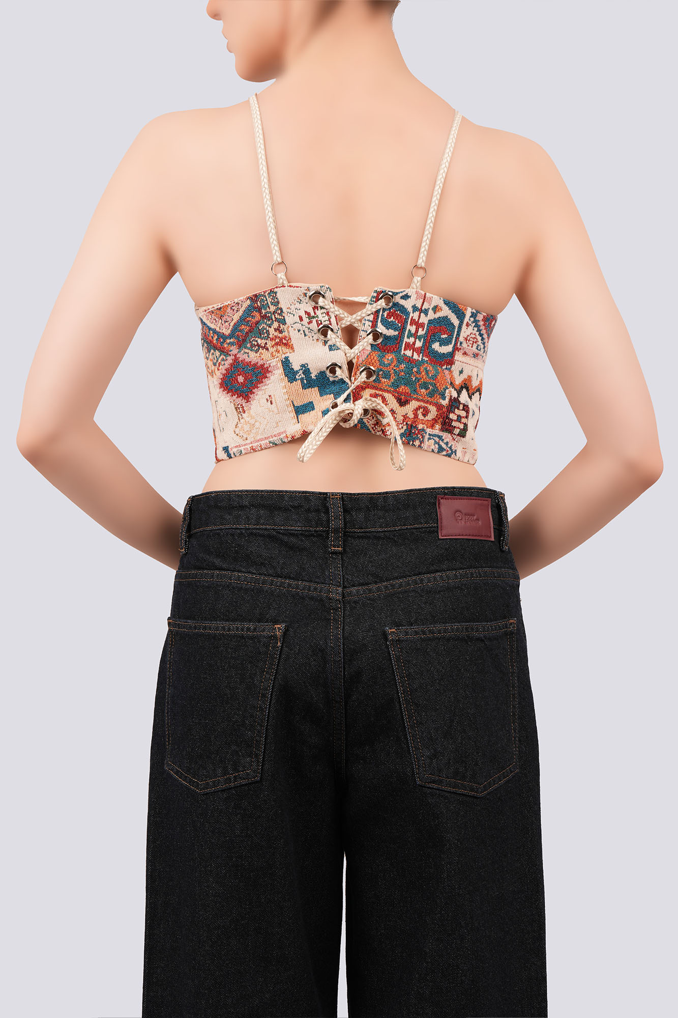 تاپ پیراهنی طرحدار