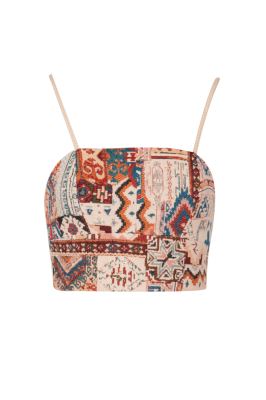 تاپ پیراهنی طرحدار