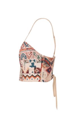 تاپ پیراهنی طرحدار