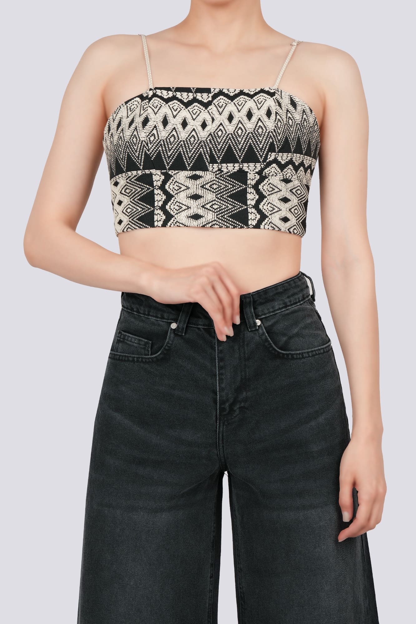 تاپ پیراهنی طرحدار