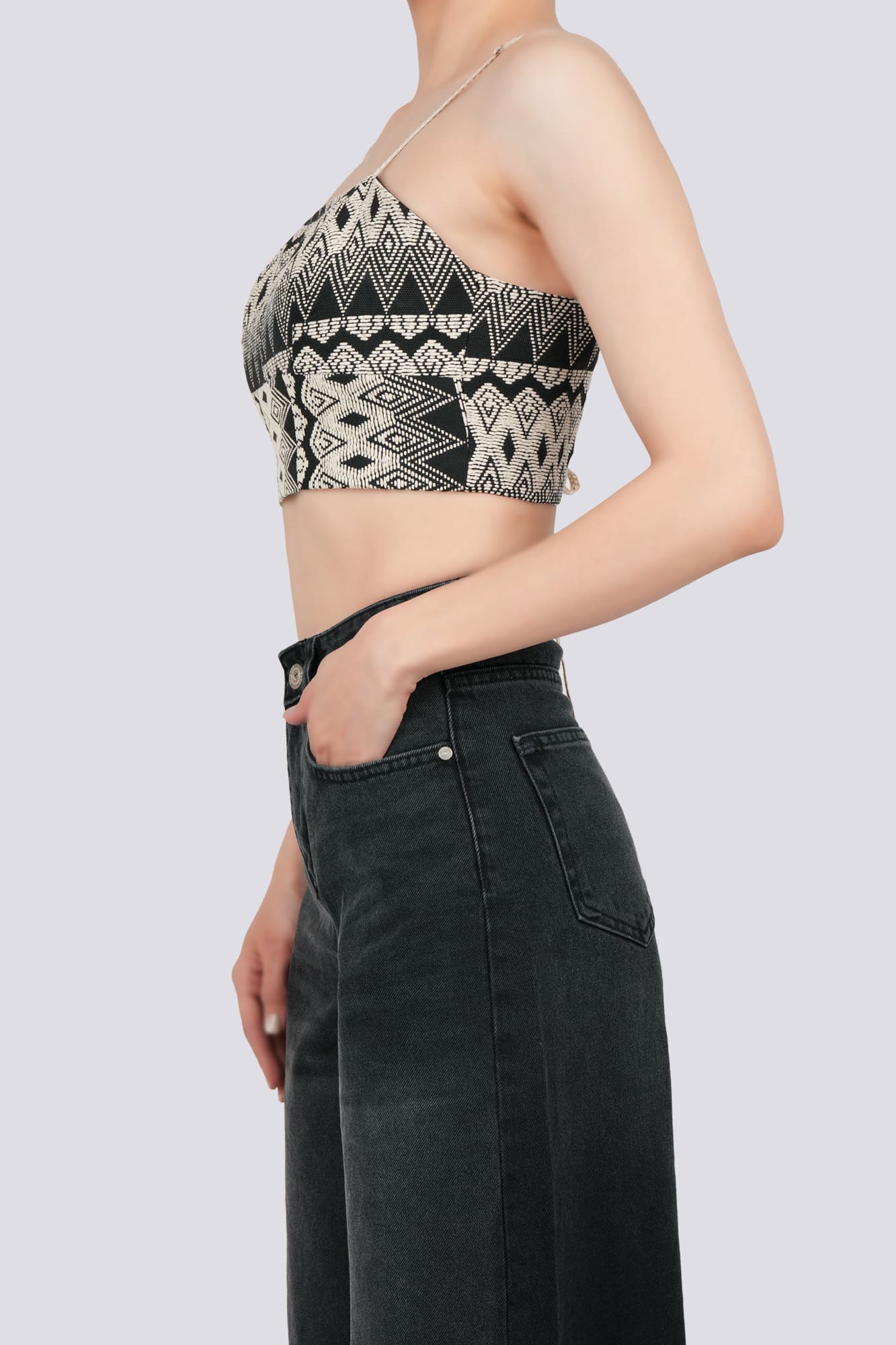 تاپ پیراهنی طرحدار