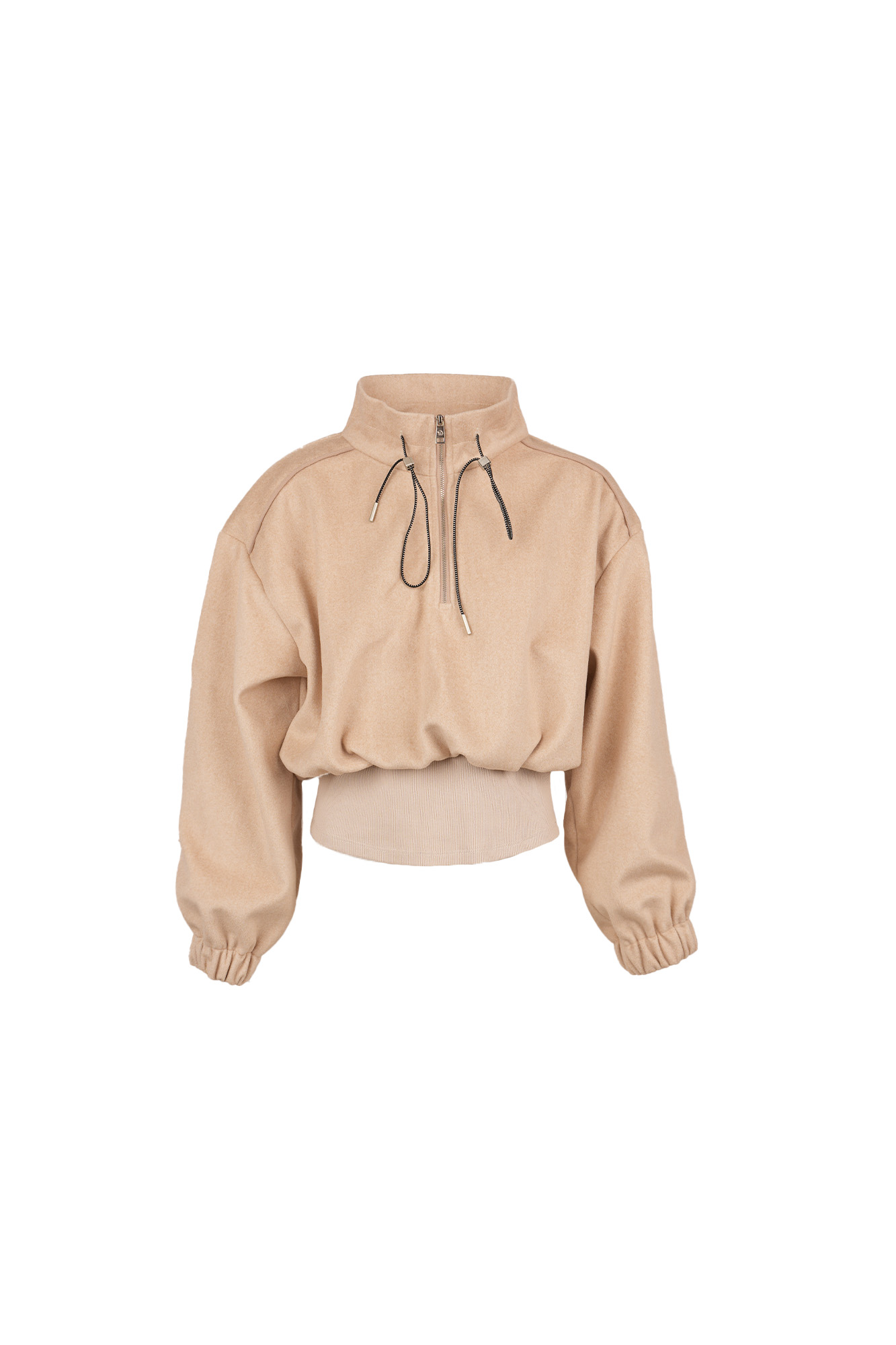 سوئیشرت نیم زیپ ساده