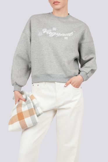 سوئیشرت یقه گرد گلدوزی