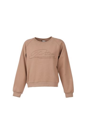 سوئیشرت یقه گرد گلدوزی