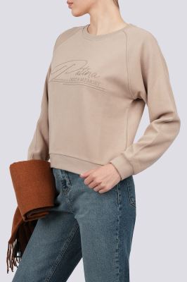 سوئیشرت یقه گرد گلدوزی