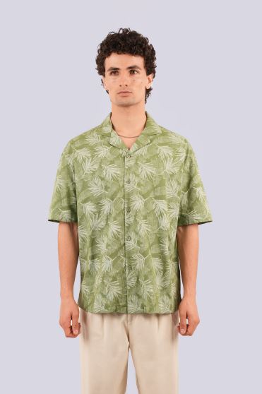 پیراهن آستین کوتاه لینن