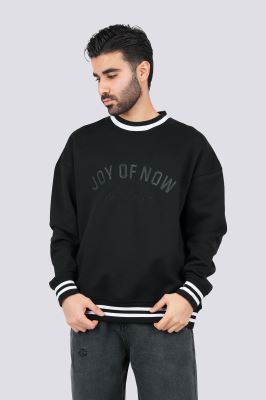 سوئیشرت یقه گرد گلدوزی