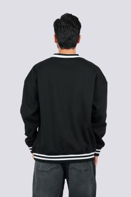 سوئیشرت یقه گرد گلدوزی