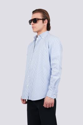 پیراهن آستین بلند راه راه