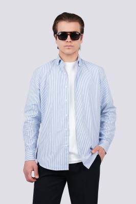 پیراهن آستین بلند راه راه