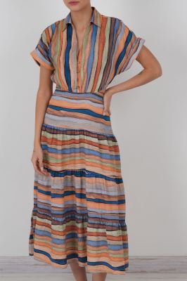 پیراهن بلند طرحدار