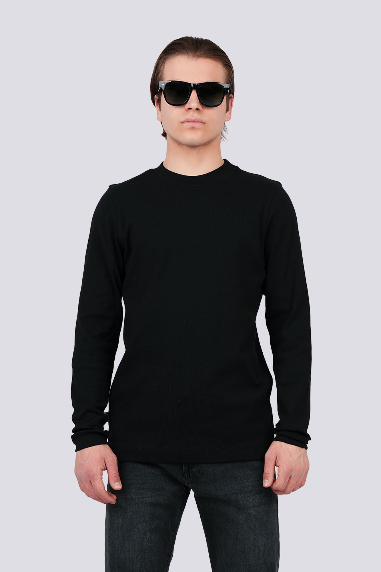 تیشرت آستین بلند مردانه بیسیک