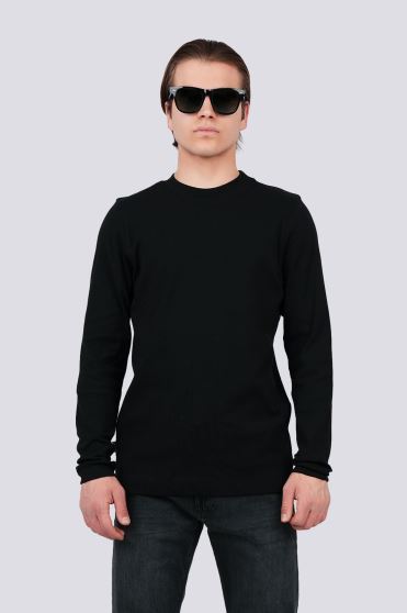 تیشرت آستین بلند مردانه بیسیک