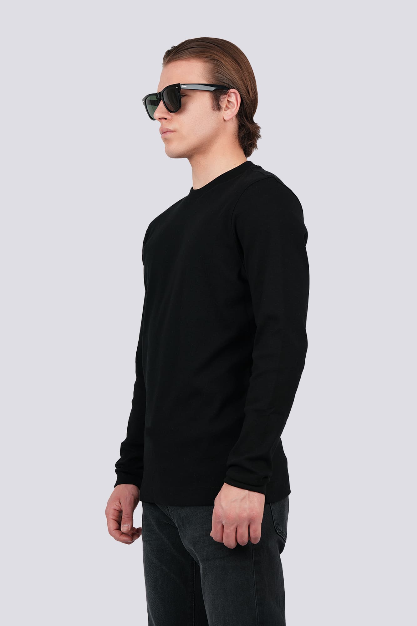 تیشرت آستین بلند مردانه بیسیک