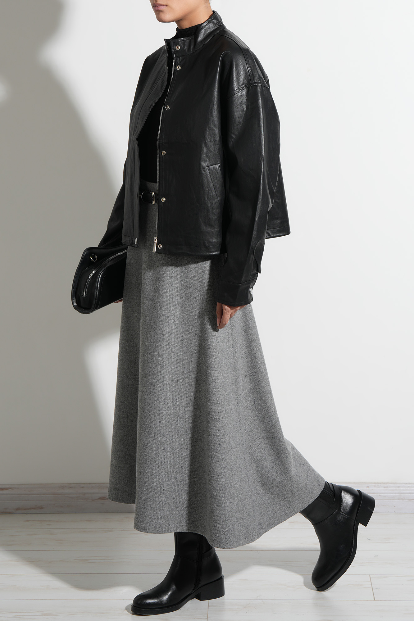 دامن بلند پشمی