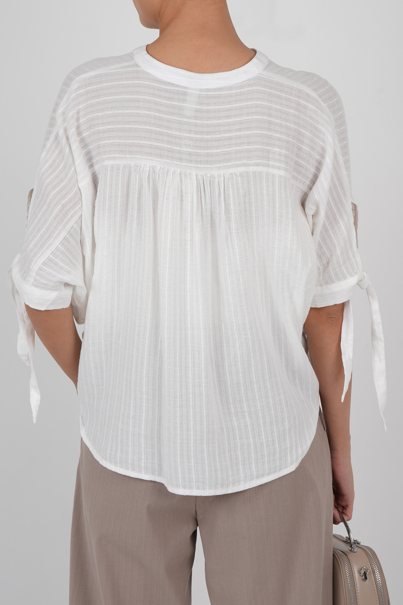 بلوز آستین کوتاه ساده