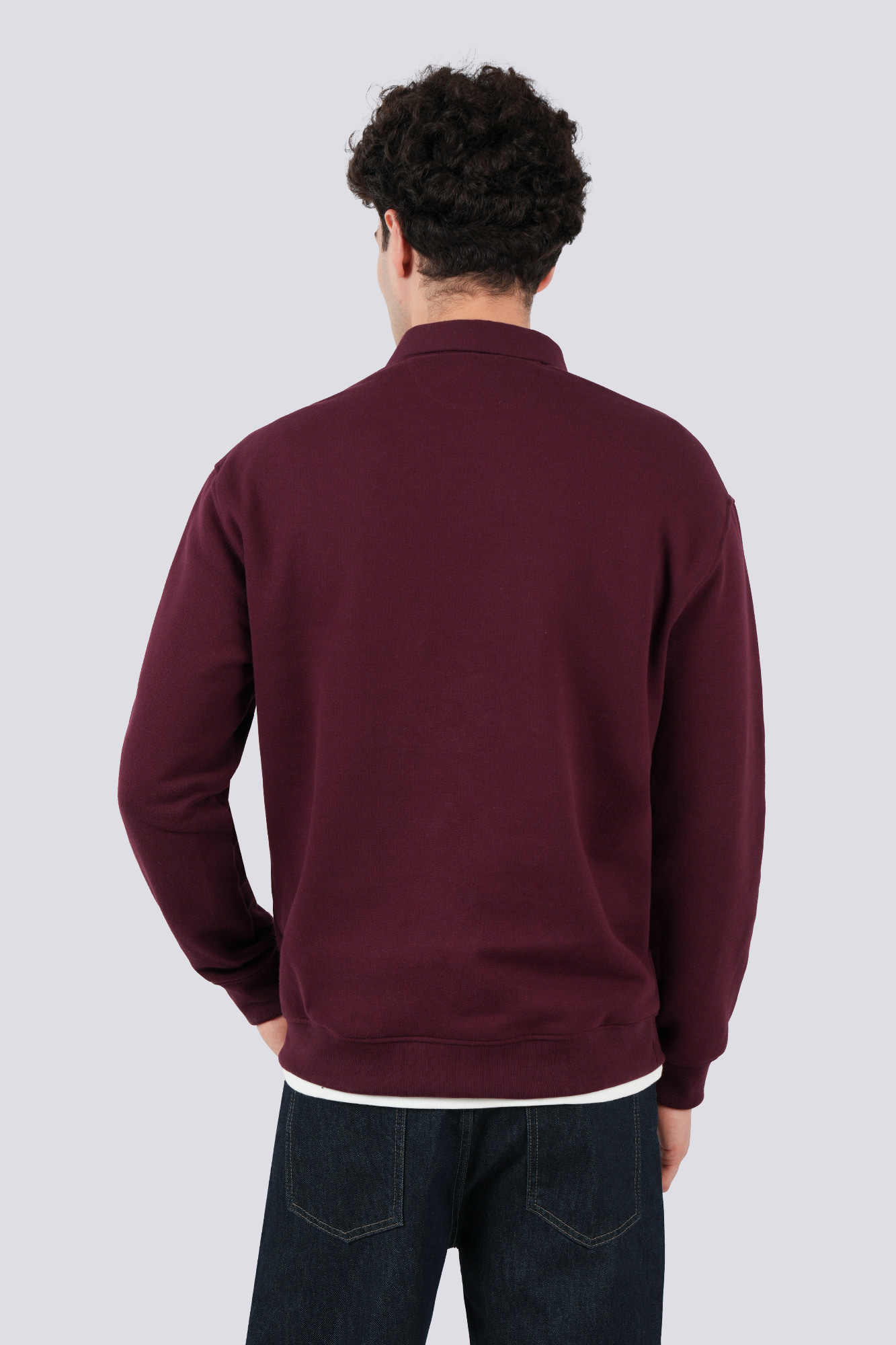 پولوشرت آستین بلند ساده