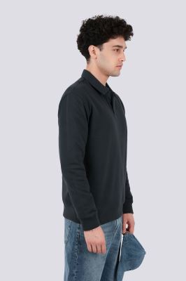 پولوشرت آستین بلند ساده