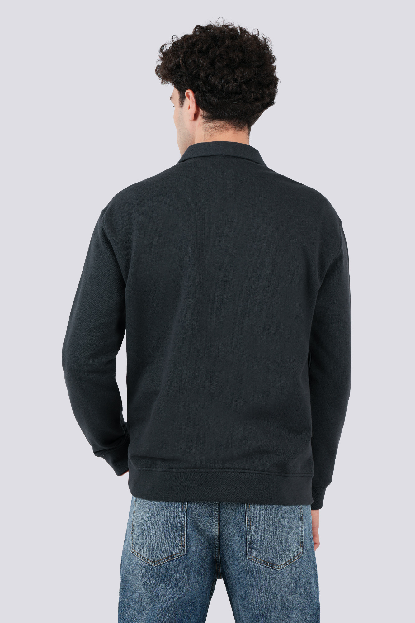 پولوشرت آستین بلند ساده