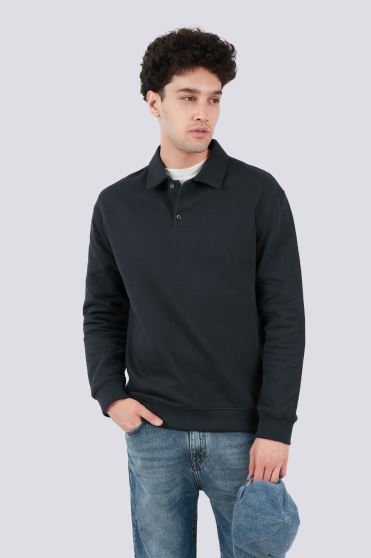 پولوشرت آستین بلند ساده