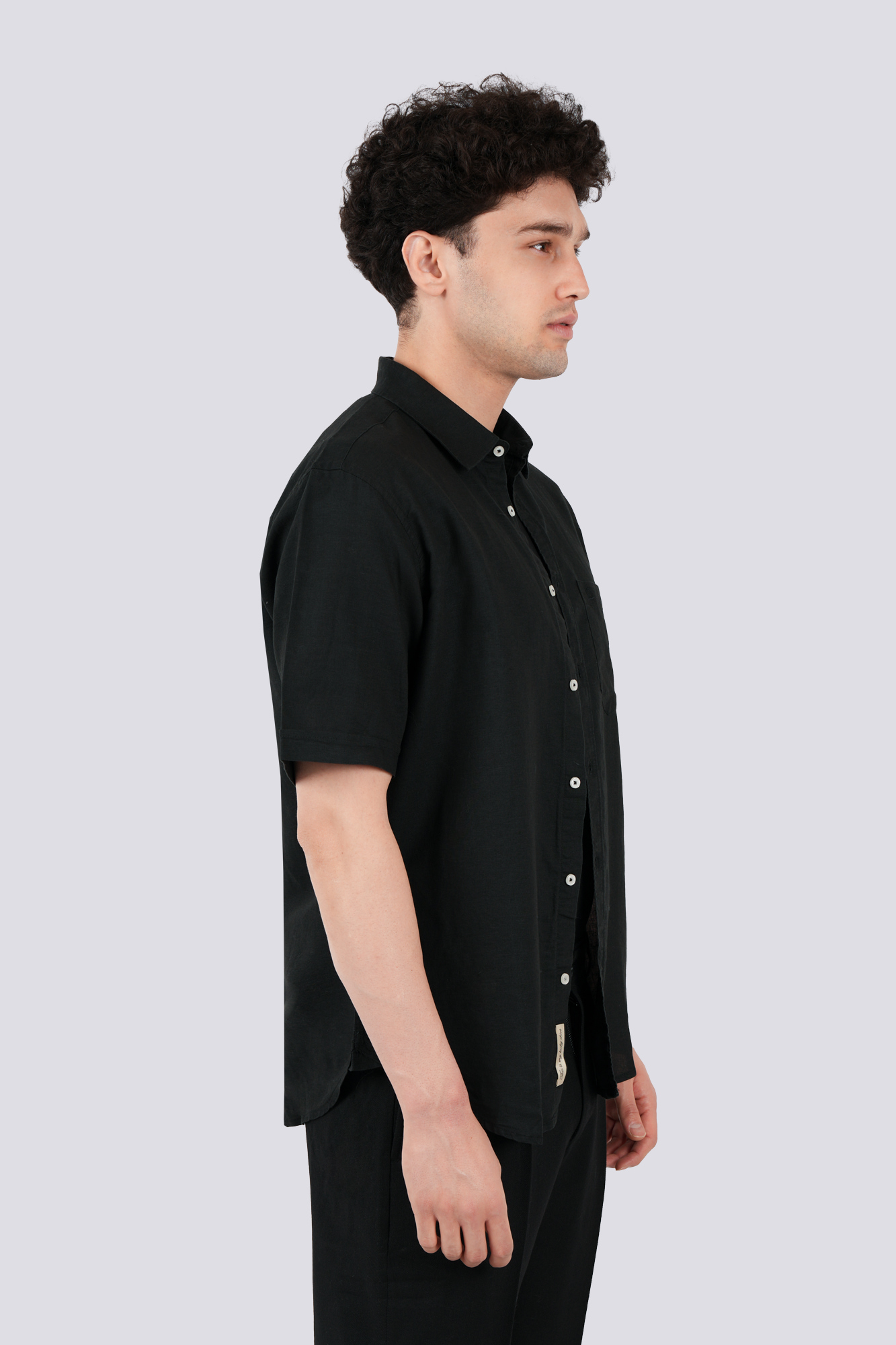 پیراهن آستین کوتاه یقه دار