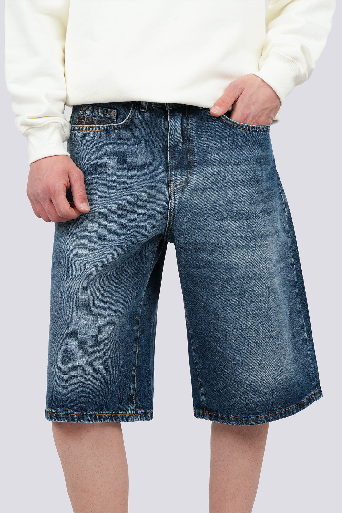 شلوارک جین بگی