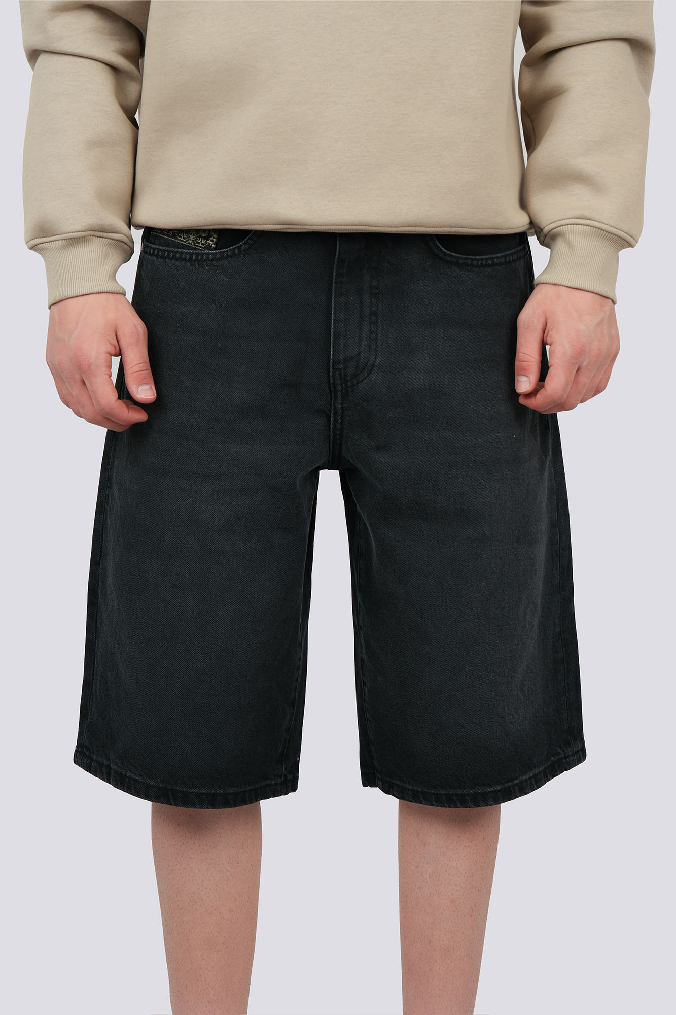 شلوارک جین بگی