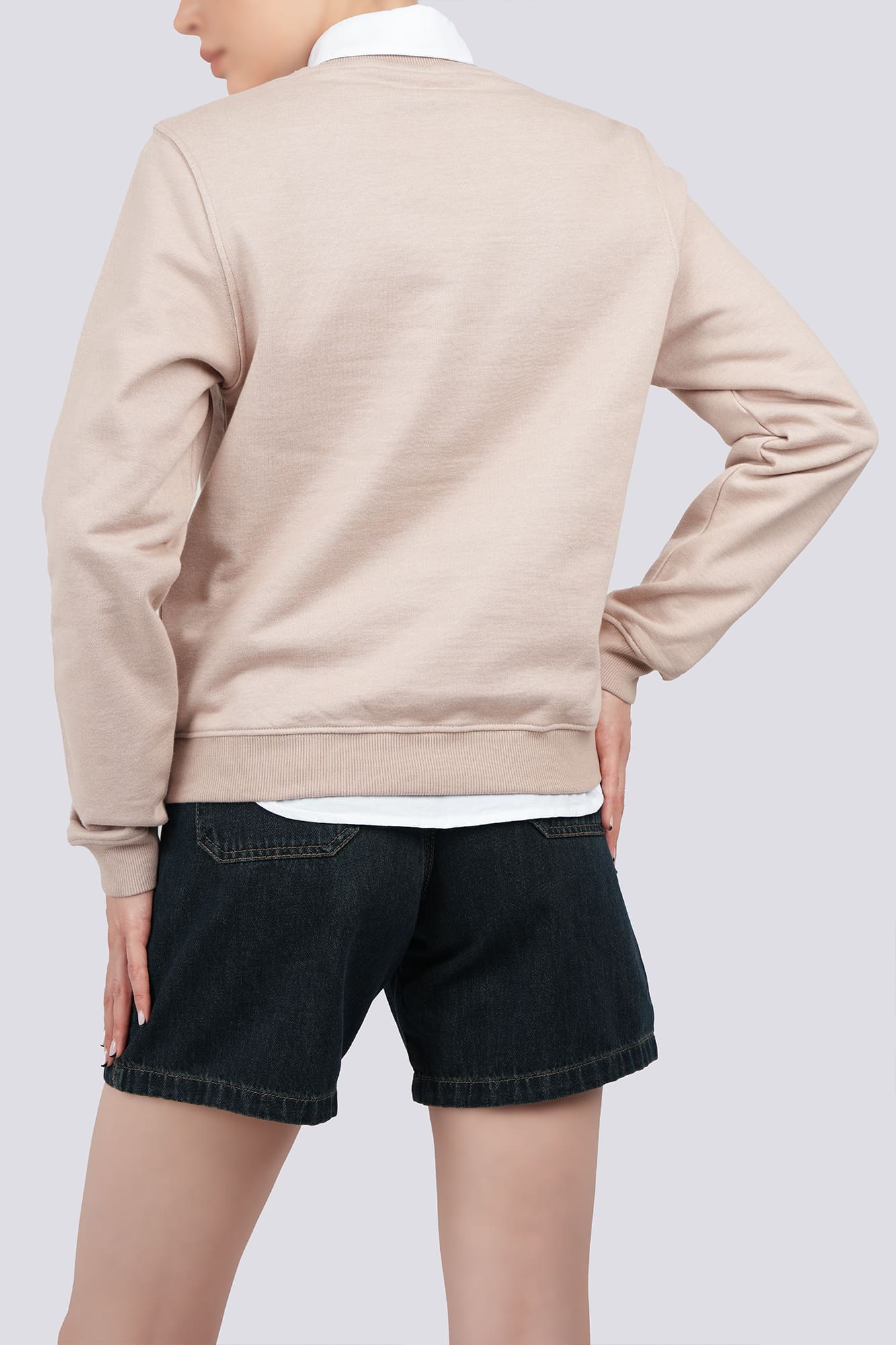 سوئیشرت یقه گرد گلدوزی