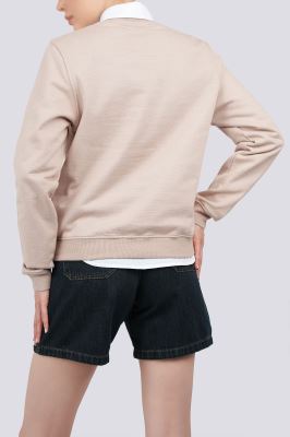 سوئیشرت یقه گرد گلدوزی