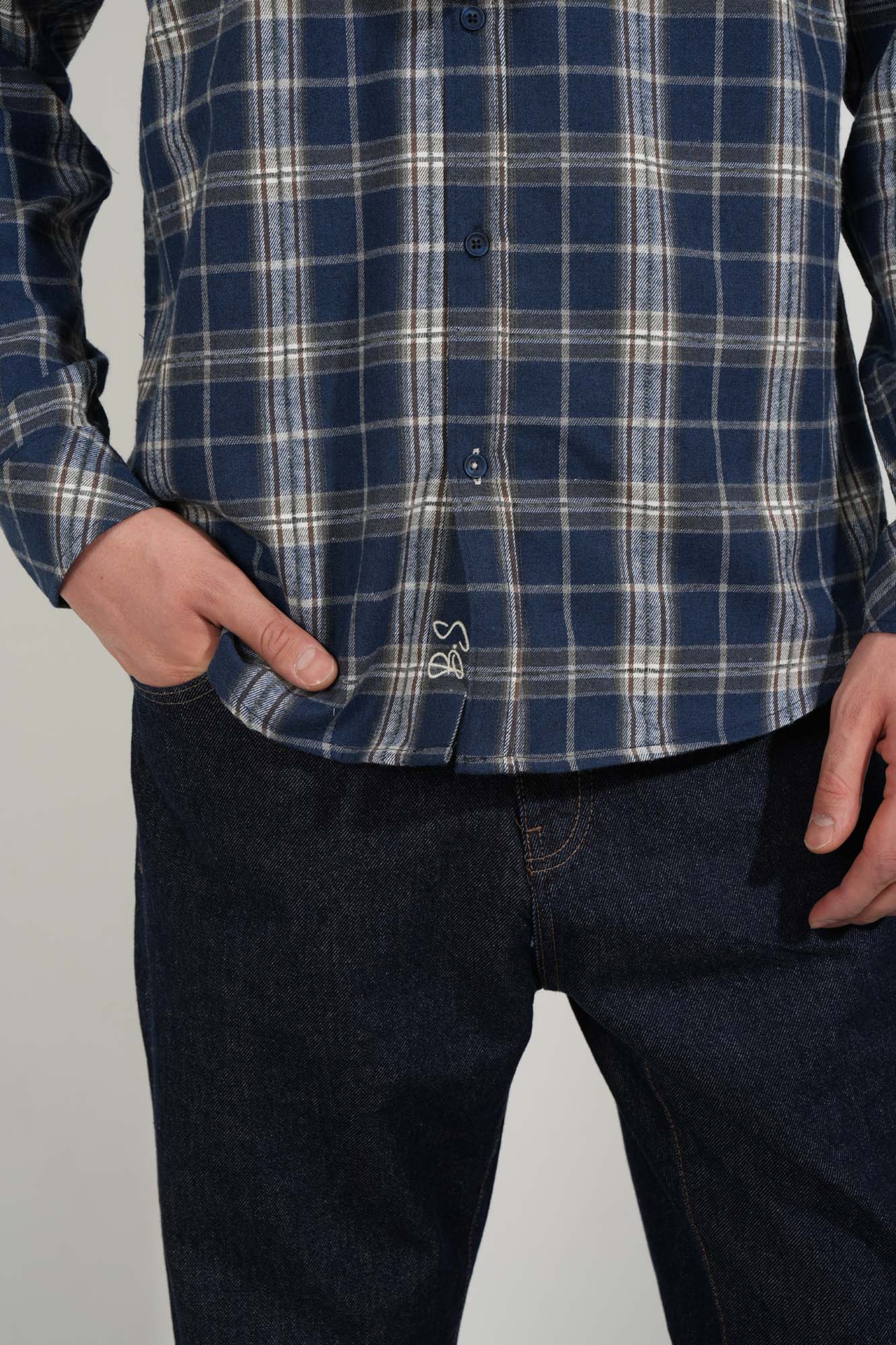 پیراهن آستین بلند پشمی