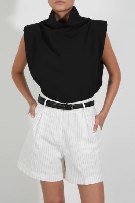 شلوارک پارچه ای راه راه