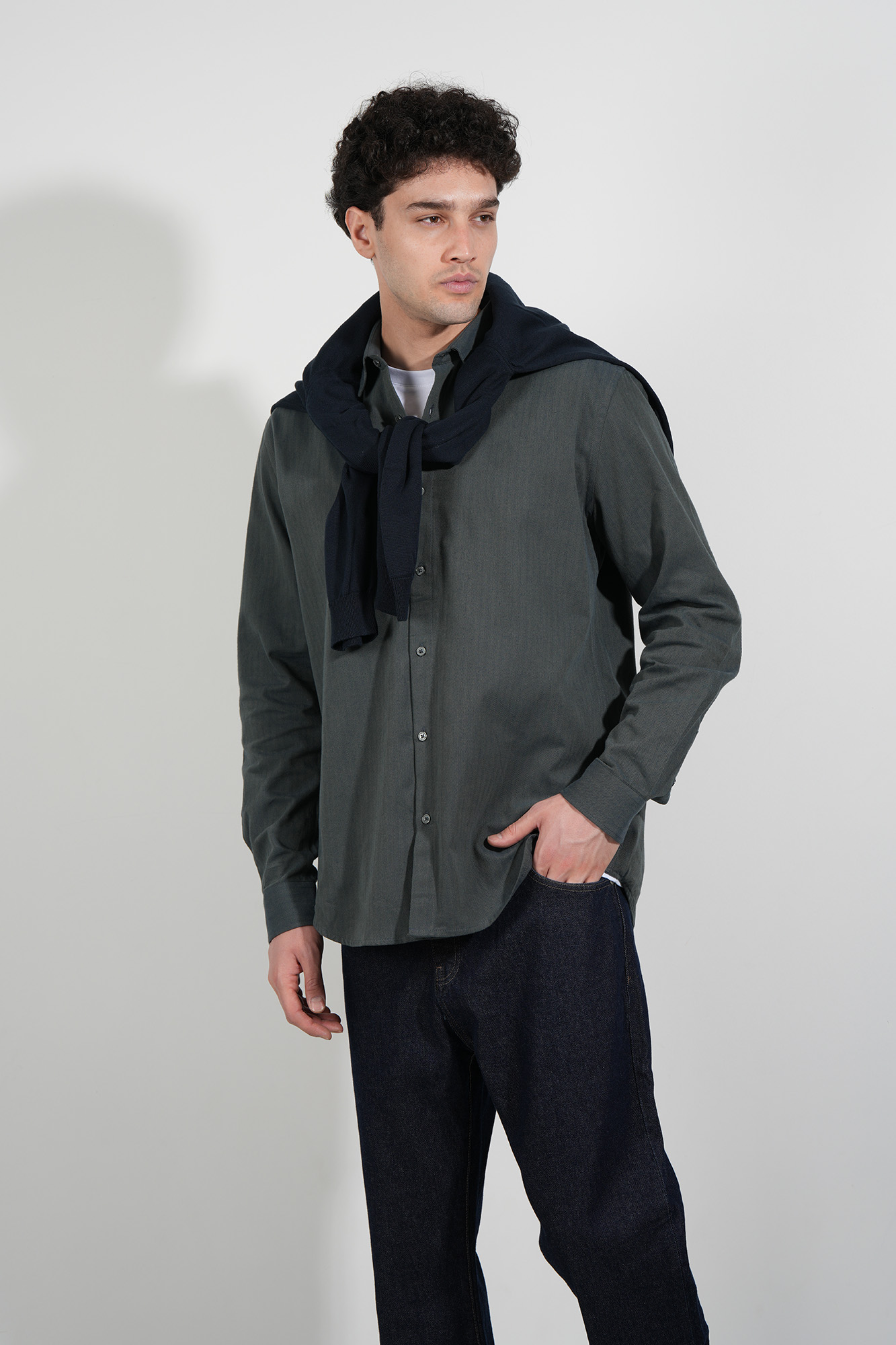 پیراهن آستین بلند جناقی