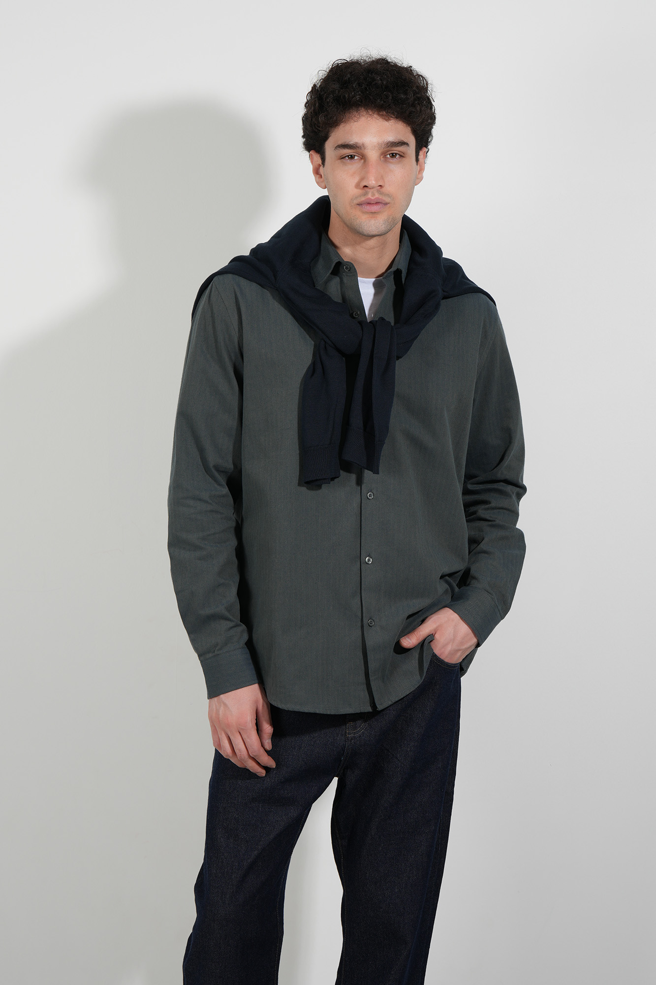 پیراهن آستین بلند جناقی