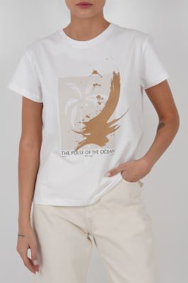 تیشرت آستین کوتاه چاپی