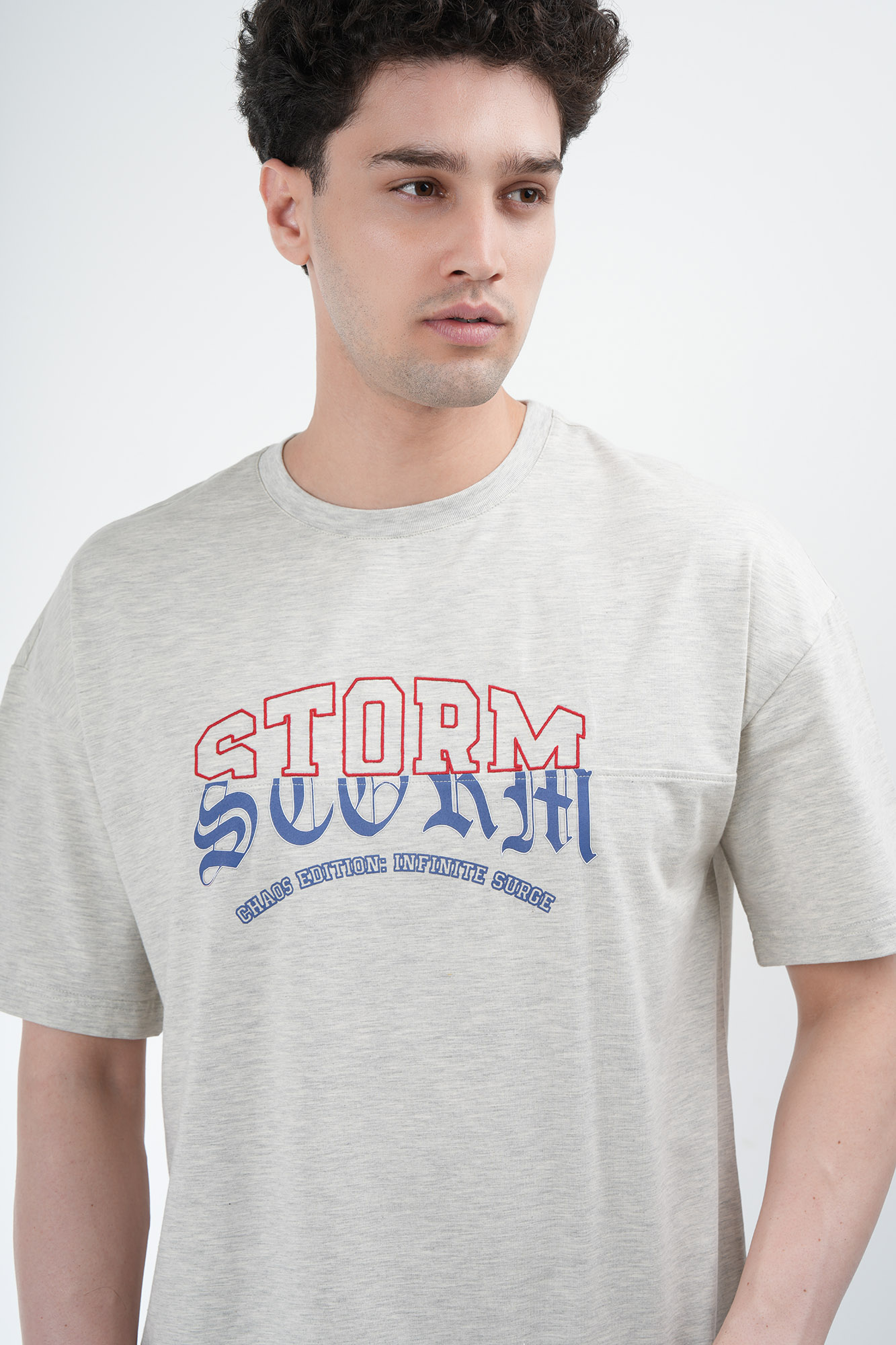 تیشرت آستین کوتاه چاپ و گلدوزی