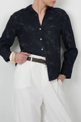 شومیز آستین بلند طرحدار