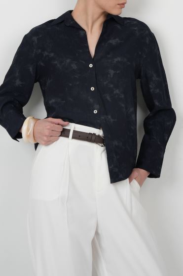 شومیز آستین بلند طرحدار