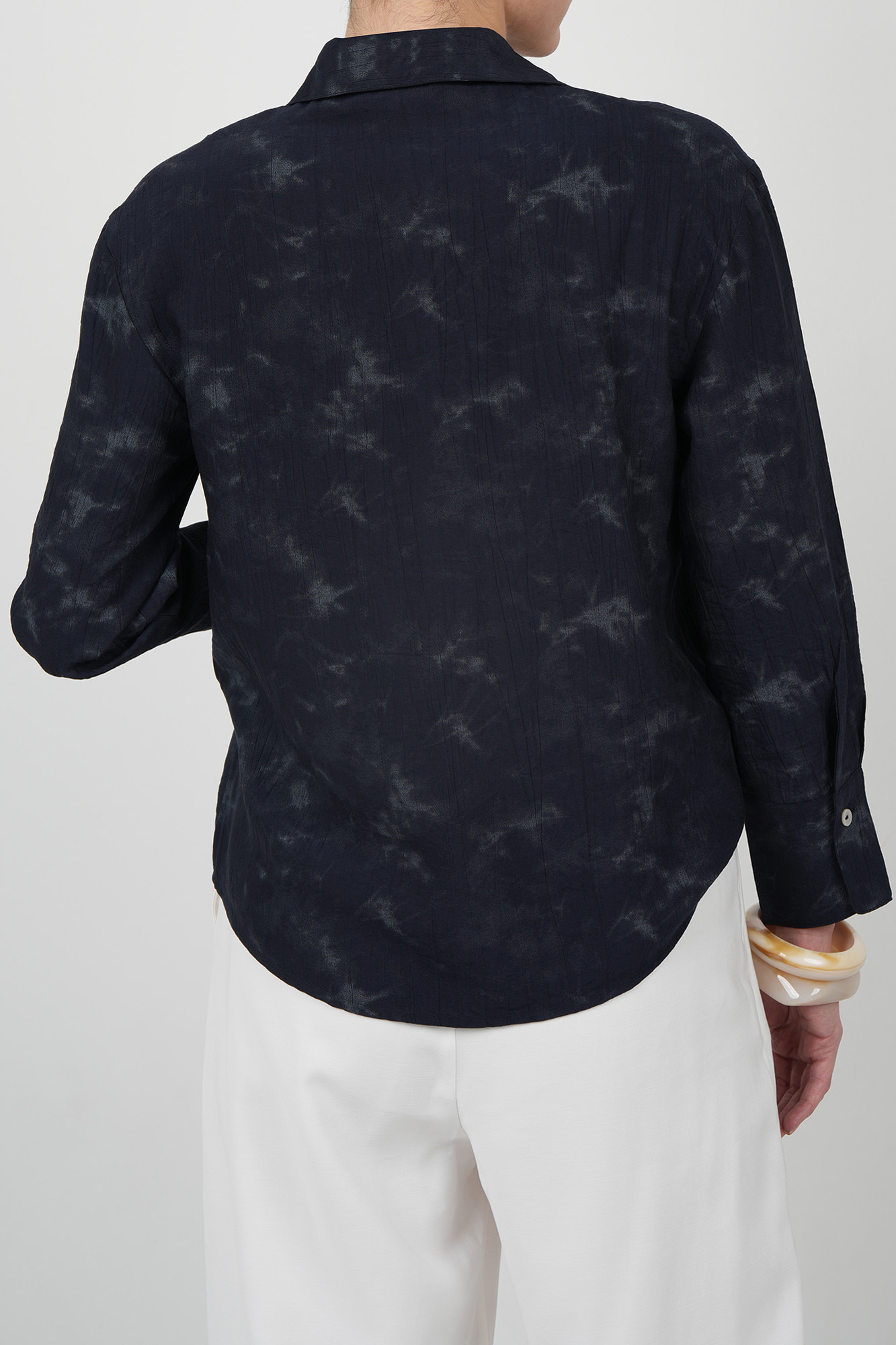 شومیز آستین بلند طرحدار