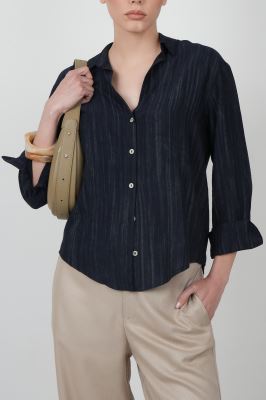 شومیز آستین بلند طرحدار