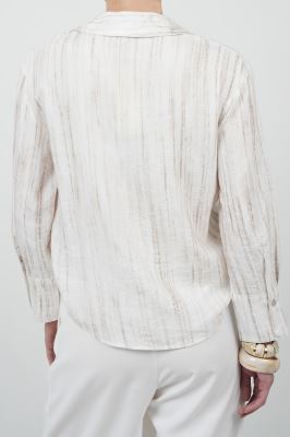 شومیز آستین بلند طرحدار