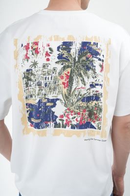 تیشرت آستین کوتاه چاپی