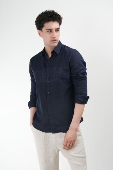 پیراهن آستین بلند چاپی