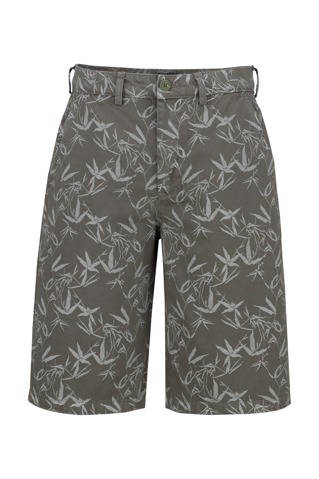 شلوارک کتان طرحدار