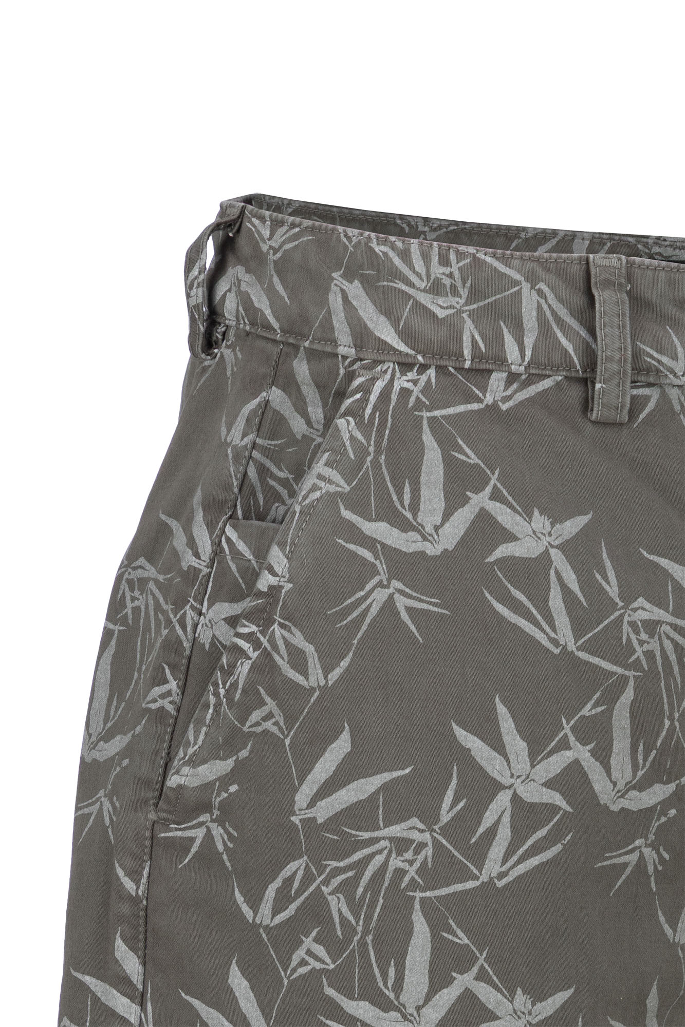 شلوارک کتان طرحدار